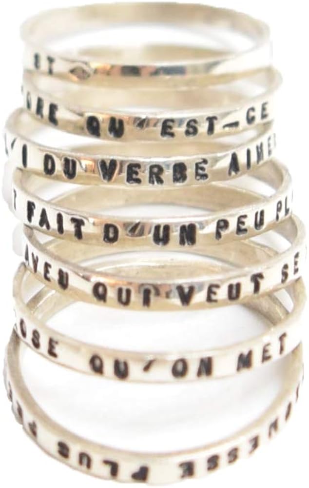 Amazon | SERGE THORAVAL セルジュトラヴァル 7連リング baiser 接吻
