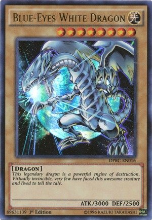 Amazon.com: YU-GI-OH! - Blue-Eyes White Dragon (DPBC-EN016