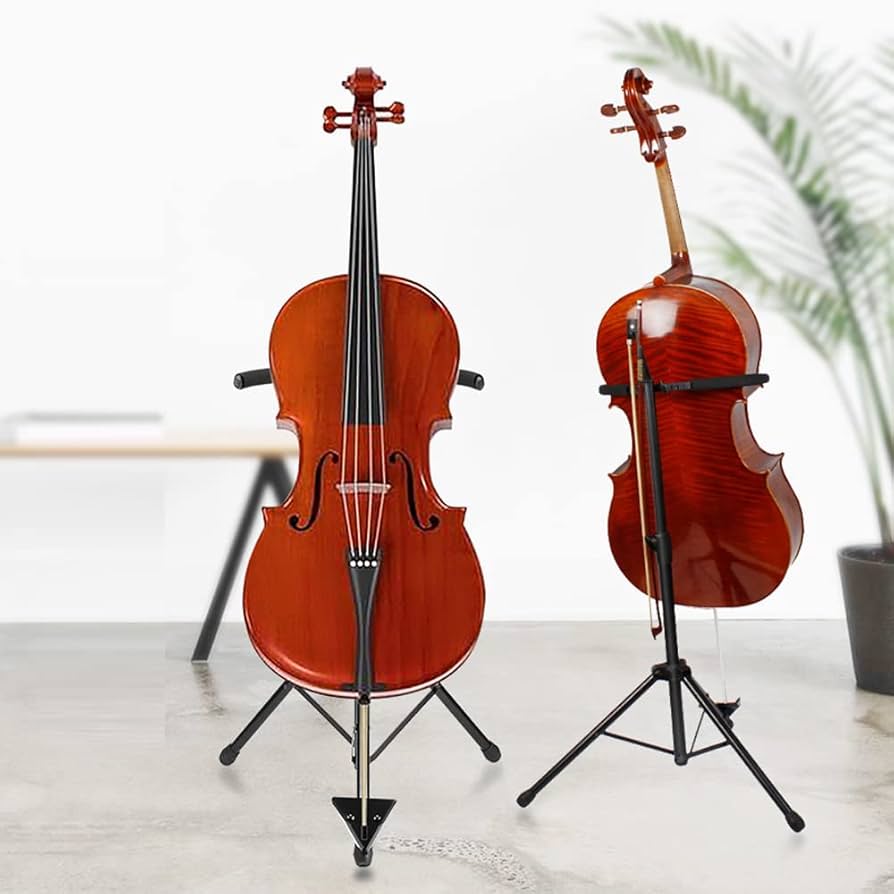 Amazon | PBOHUZ チェロ スタンド 頑丈な 折り畳み 高さ調節 74〜120cm
