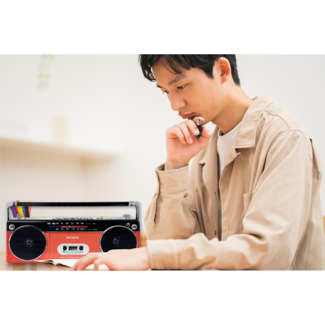 Amazon.co.jp: Aiwa アイワ ラジカセ audio -G RCP2 カセットテープ