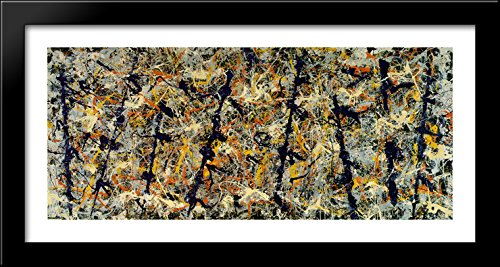 Amazon.co.jp: Blue Poles (番号11) 40x20 ラージ ブラック ウッド