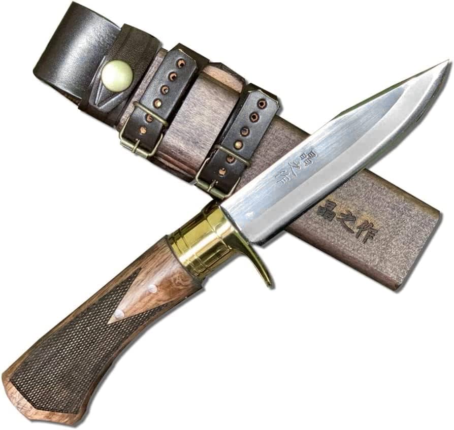 Amazon.co.jp: 晶之作 土佐アウトドア剣鉈120 日立青紙2号鋼 磨き