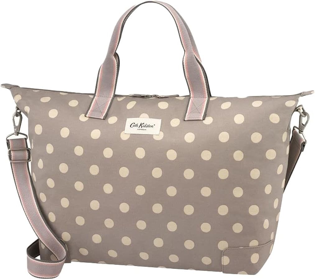 Cath Kidston Foldaway Holiday Overnight Bag Holdall Button Spot in