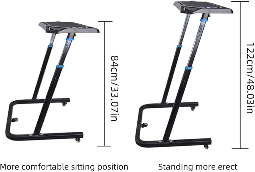 Amazon.co.jp: ThinkRider サイクルトレーナー用 上下昇降式 デスク 4