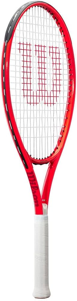 WILSON Roger Federer 26 Red, White Strung Tennis Racquet (Pack of