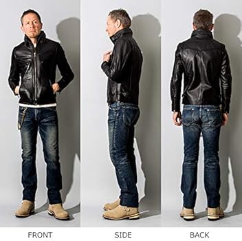 Amazon | [Liugoo Leathers] [リューグーレザーズ] シングルライダース