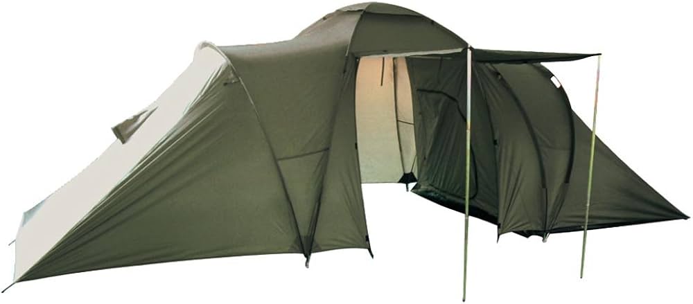 MILーTEC 3人用テント オリーブ色 収納スペース付き Amazon.co