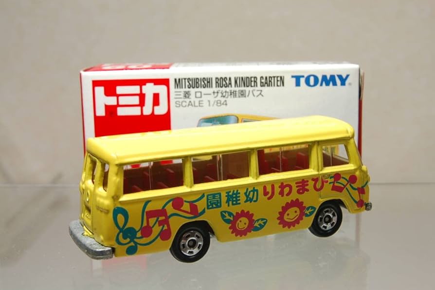 Amazon.co.jp: トミカ絶版トミカ No.60三菱 ローザ幼稚園バス : おもちゃ