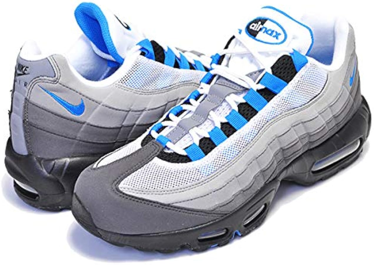 Amazon | [ナイキ] エアマックス 95 AIR MAX 95 CRYSTAL BLUE wht