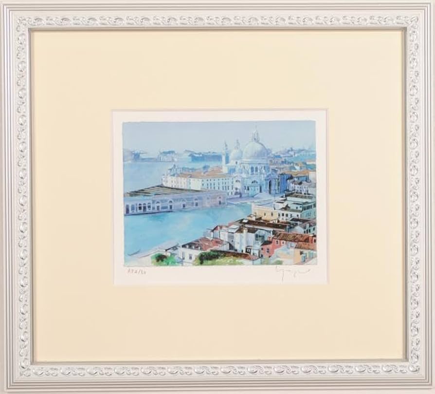 Amazon | ヒロ・ヤマガタ 夜明けのベニス イタリア 絵画 風景画