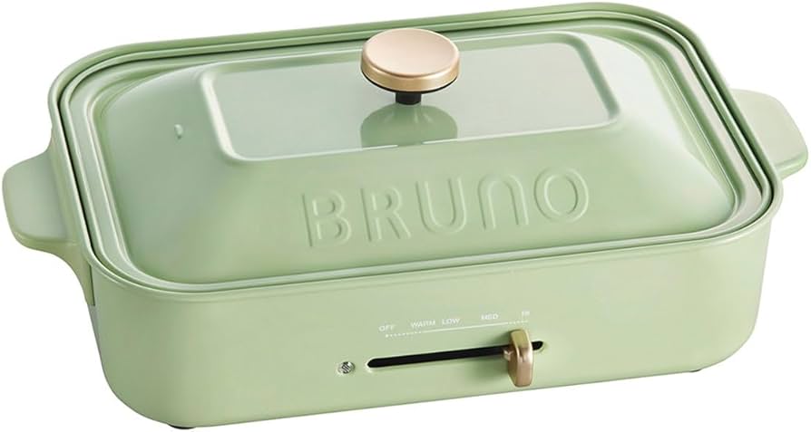 Amazon | BRUNO ブルーノ コンパクトホットプレート 本体 プレート2種