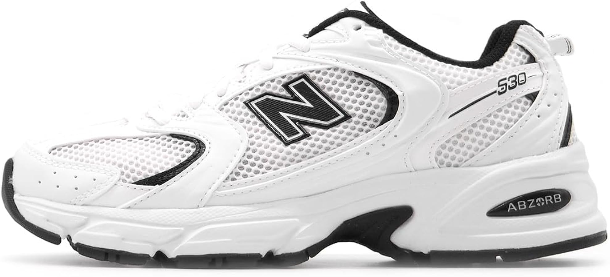 Amazon | [ニューバランス] MR530EWB WHITE/BLACK MR530 Dワイズ