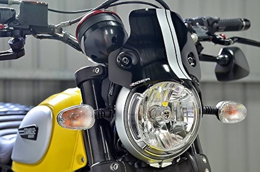 Amazon | RIDEA ウィンドスクリーン スクリーン本体:ダークスモーク