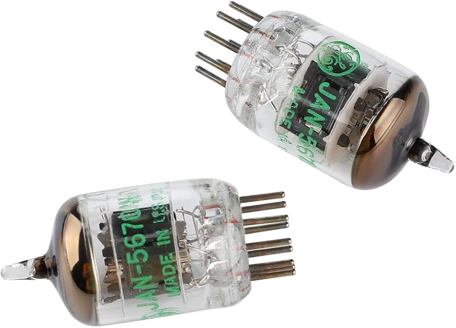 Amazon | JINGERL 2PCS GE 5670W GE5670真空管弁真空電子チューブの