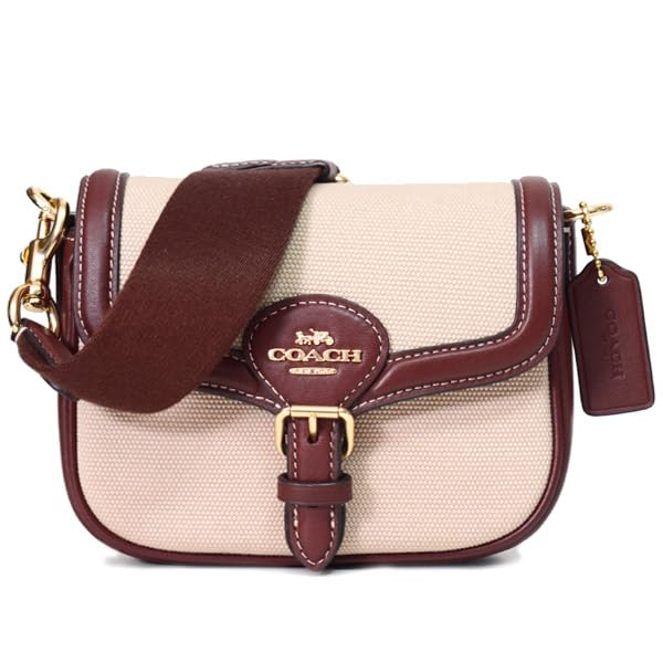 Amazon.co.jp: [コーチ] バッグ キャンバス レザー アメリア サドル
