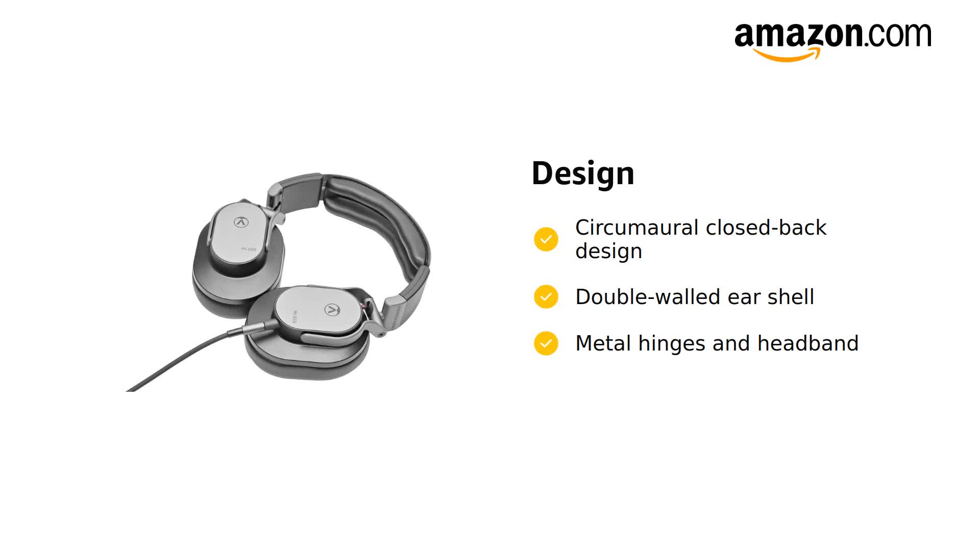 Amazon.com: Austrian Audio Hi-X55 Headphones - Circumaural Studio