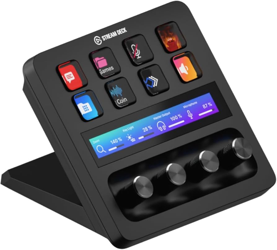 Amazon.com: Elgato Stream Deck +, Audio Mixer, Production Console