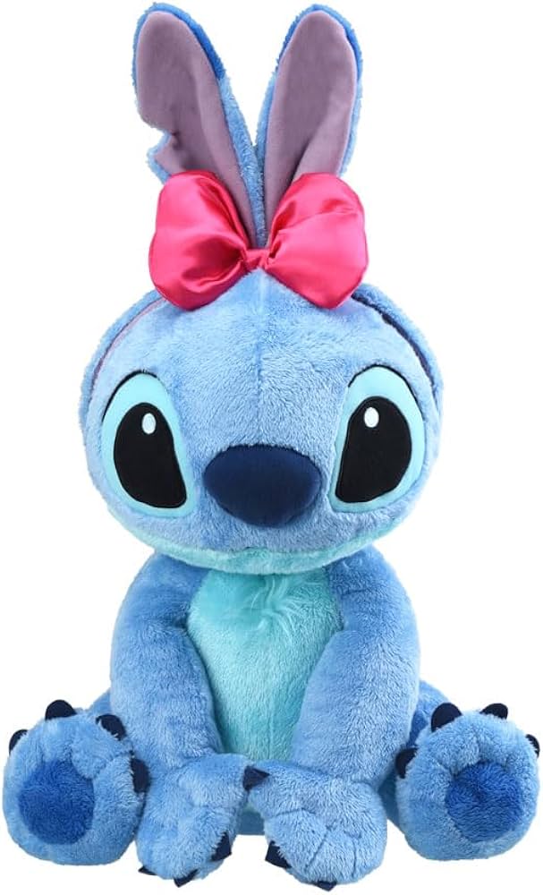 Amazon.co.jp: スティッチ ギガジャンボリボンぬいぐるみ 大サイズ