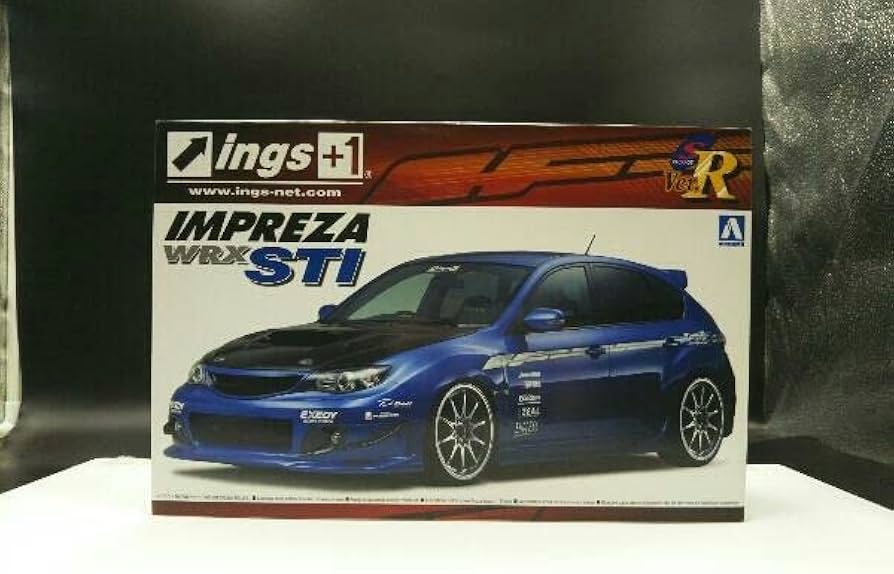 Amazon | プラモデル アオシマ 1/24 スバル GRB インプレッサ WRX STI