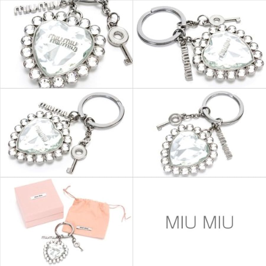 Amazon.co.jp: ミュウミュウ miumiu キーリング 鍵 キーホルダー