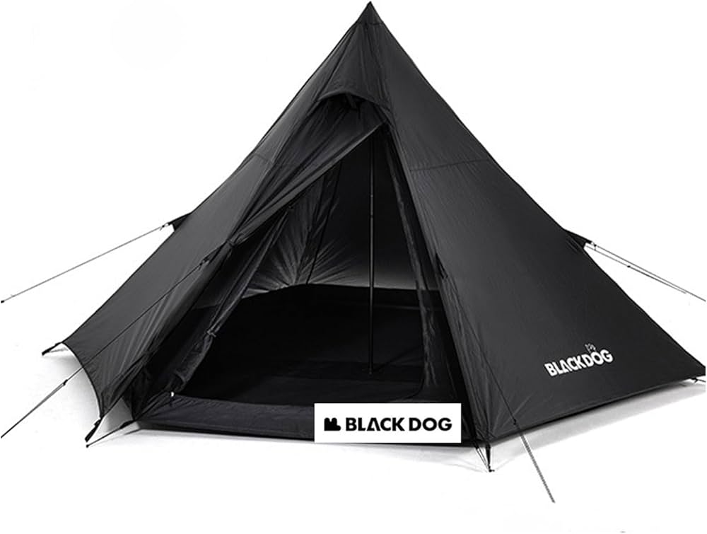 Amazon.co.jp: BLACKDOG(黒犬) OUTDOOR ワンポールテント ワンタッチ