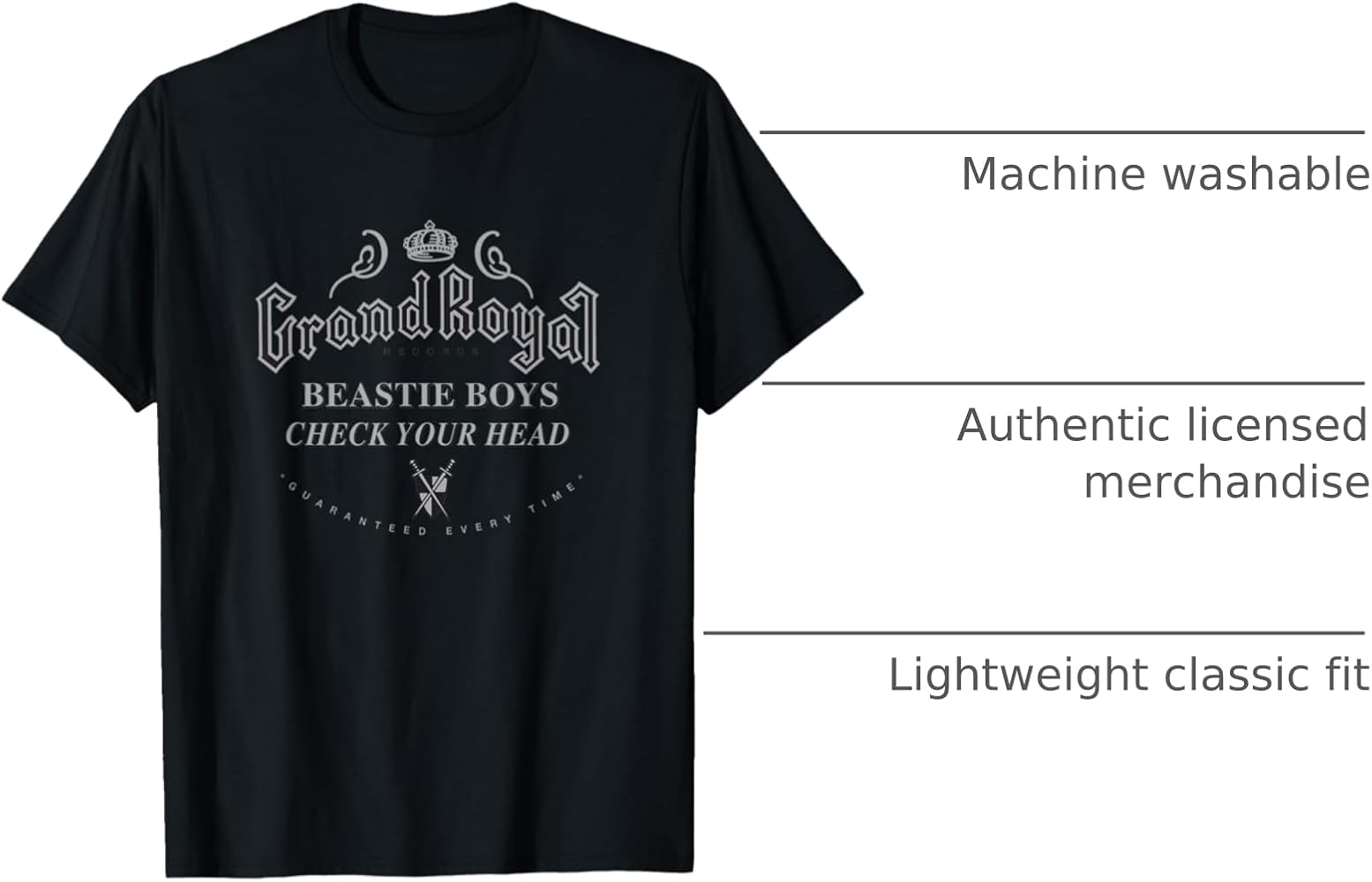 Amazon.com: Official Beastie Boys Grand Royal T-Shirt : Clothing