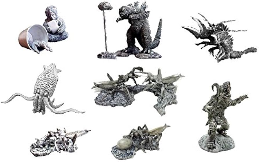 Amazon.co.jp: イワクラ ゴジラ オーナメント 特撮大百科2 南海の大