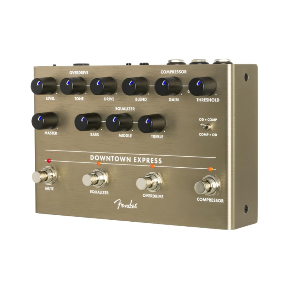 Amazon.com: Fender Downtown Express Bass Multi-Effect Pedal