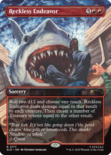 Magic the Gathering Secret Lair x Jaws: Terror of Amity Island