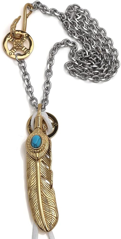 Amazon | [silver KYASYA]316L ステンレス 全金 ゴールド ターコイズ