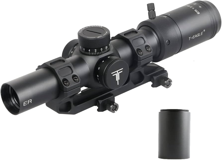 Amazon.co.jp: T-EAGLE ライフルスコープ 1.2-6x24IRHK-BK可変倍率