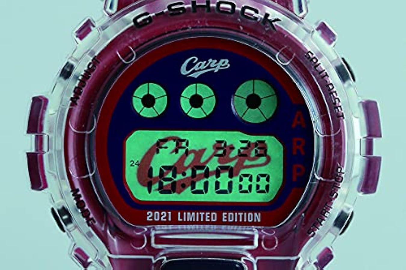 Amazon | 広島東洋カープ G-SHOCK (2021年モデル) DW-6900 | 腕時計