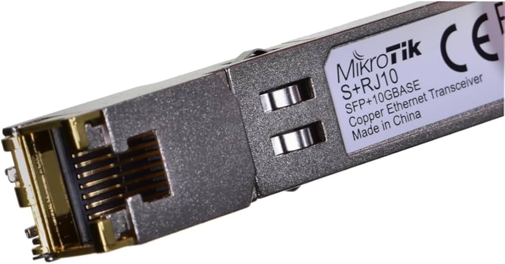 Amazon.co.jp: Mikrotik S + RJ10 10000 Mbit/s SFP +ネットワーク