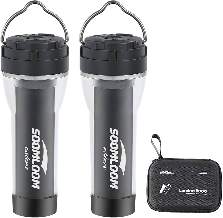 Amazon.co.jp: SoomloomキャンプランタンLumina5000懐中電灯2wayタイプ