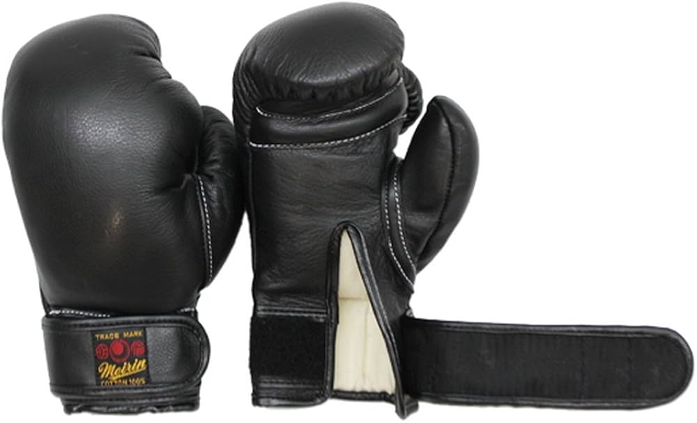 Amazon | 明倫産業 日本拳法グローブ(黒) 8オンス マジックテープ式 N