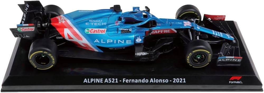 ビッグスケールF1コレクション 51号 (アルピーヌA521 フェルナンド