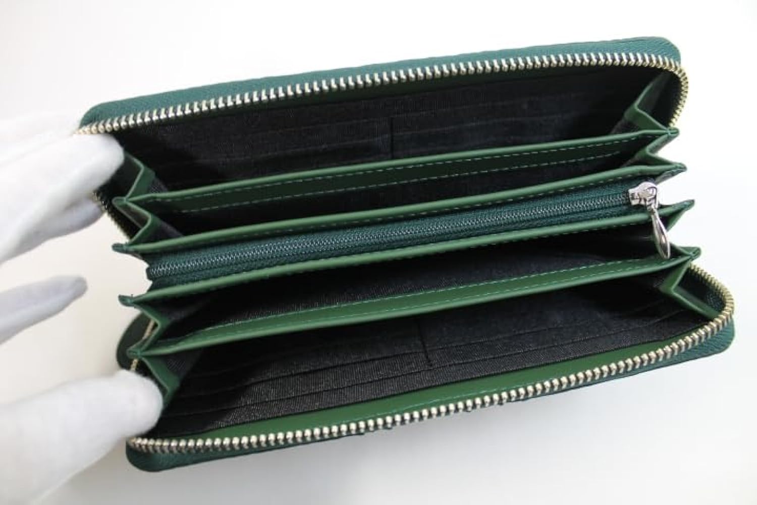 Amazon | [高級呉服店] 【最上級品】 グリーン クロコダイル 財布 長