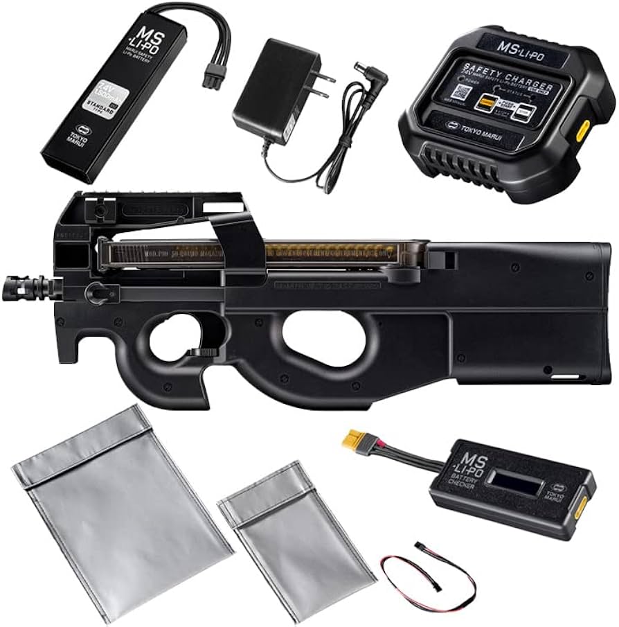 Amazon | 東京マルイ P90 プラス スタンダード 電動ガン 純正 リポ