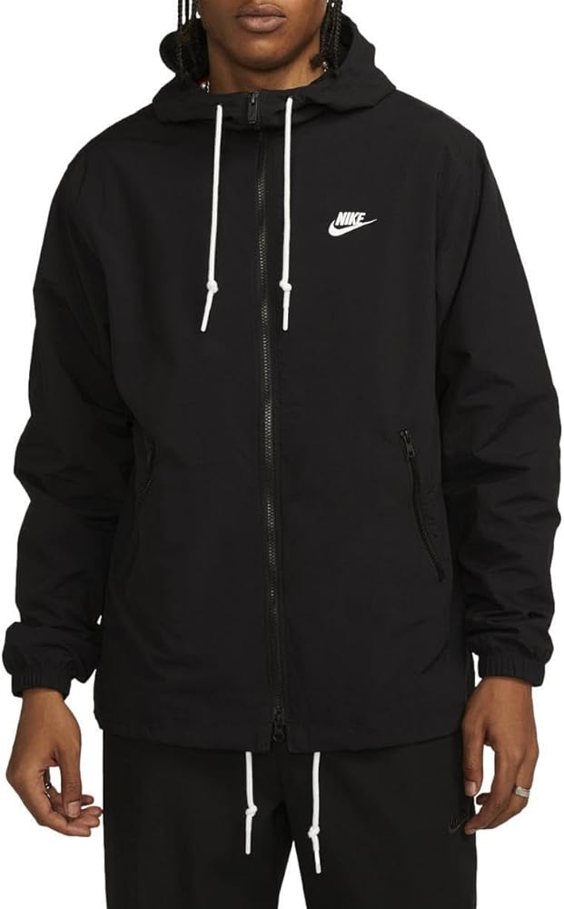 Nike Club Men's Full-Zip Woven Jacket (US, Alpha, Large, Regular