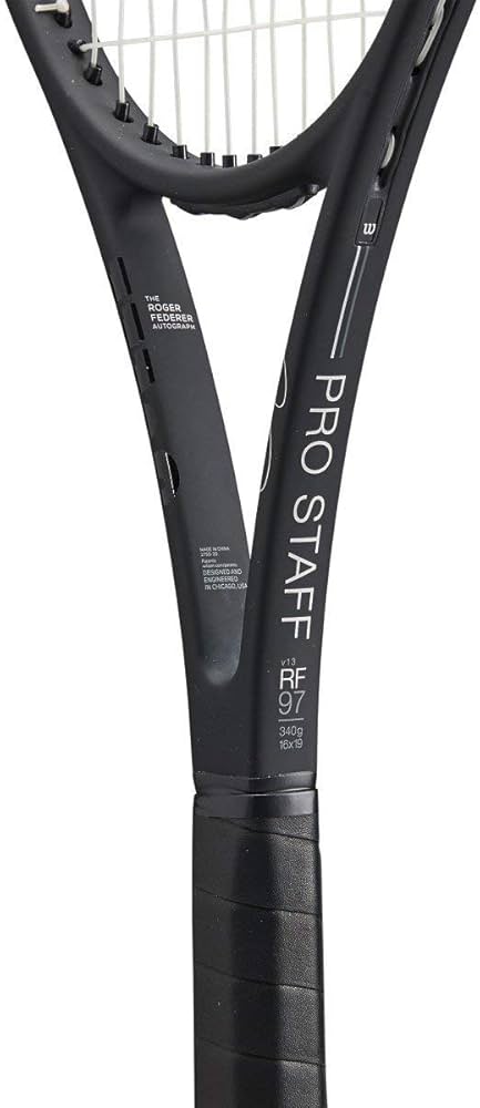 Wilson Pro Staff RF 97 Black Federer Autograph Tennis Racquet