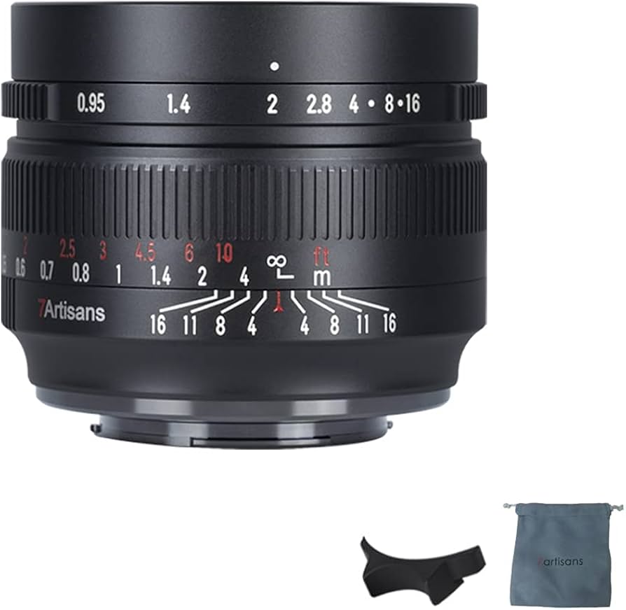 Amazon.com : 7artisans 50mm F0.95 Large Aperture Manual Prime Lens