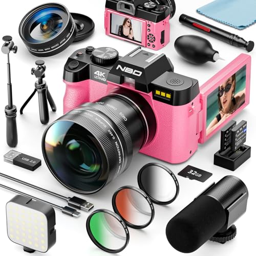 Amazon | NBD 4K 4800万画素・120FPSデジタルカメラ【Wi-Fiとアプリ