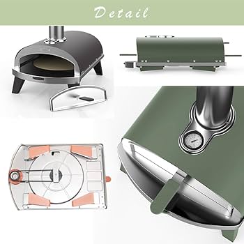 Amazon.co.jp: [ZiiPa] 家庭用ポータブルピザオーブン Piana（ピアナ