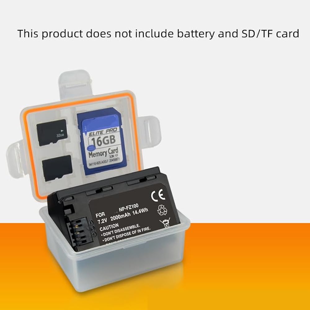 Amazon.co.jp: for ソニー NP-FZ100 バッテリー収納ボックス A7m3 a7r3