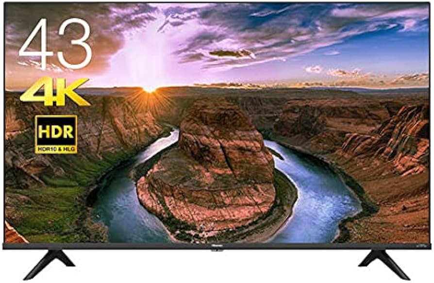 Amazon | ハイセンス 43V型 4Kチューナー内蔵 液晶 テレビ 43E65G