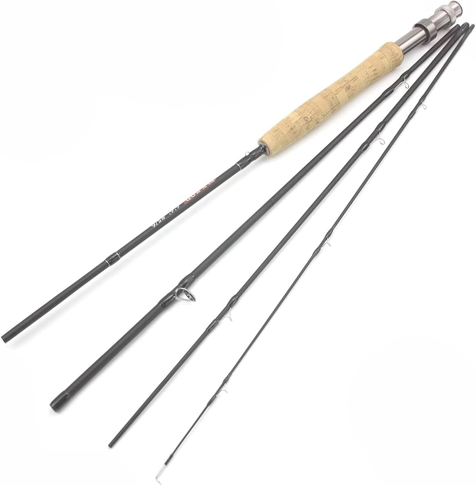 Amazon | 2.1m 7フィートフライフィッシングロッドカーボン繊維超