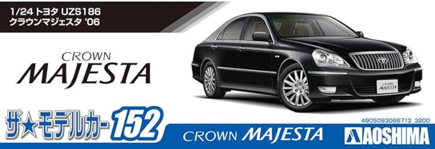 Amazon.com: Aoshima Toyota UZS186 Crown Majesta 2006 1:24 Scale
