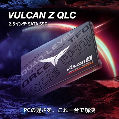 低使用】TEAM VULCAN Z 1TB SSD 2.5インチ VULCAN Z SSD 1TB - TEAMGROUP