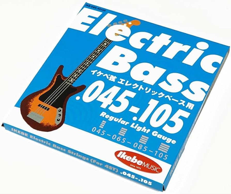 Amazon | Ikebe Original Electric Bass Strings “イケベ弦 エレキ