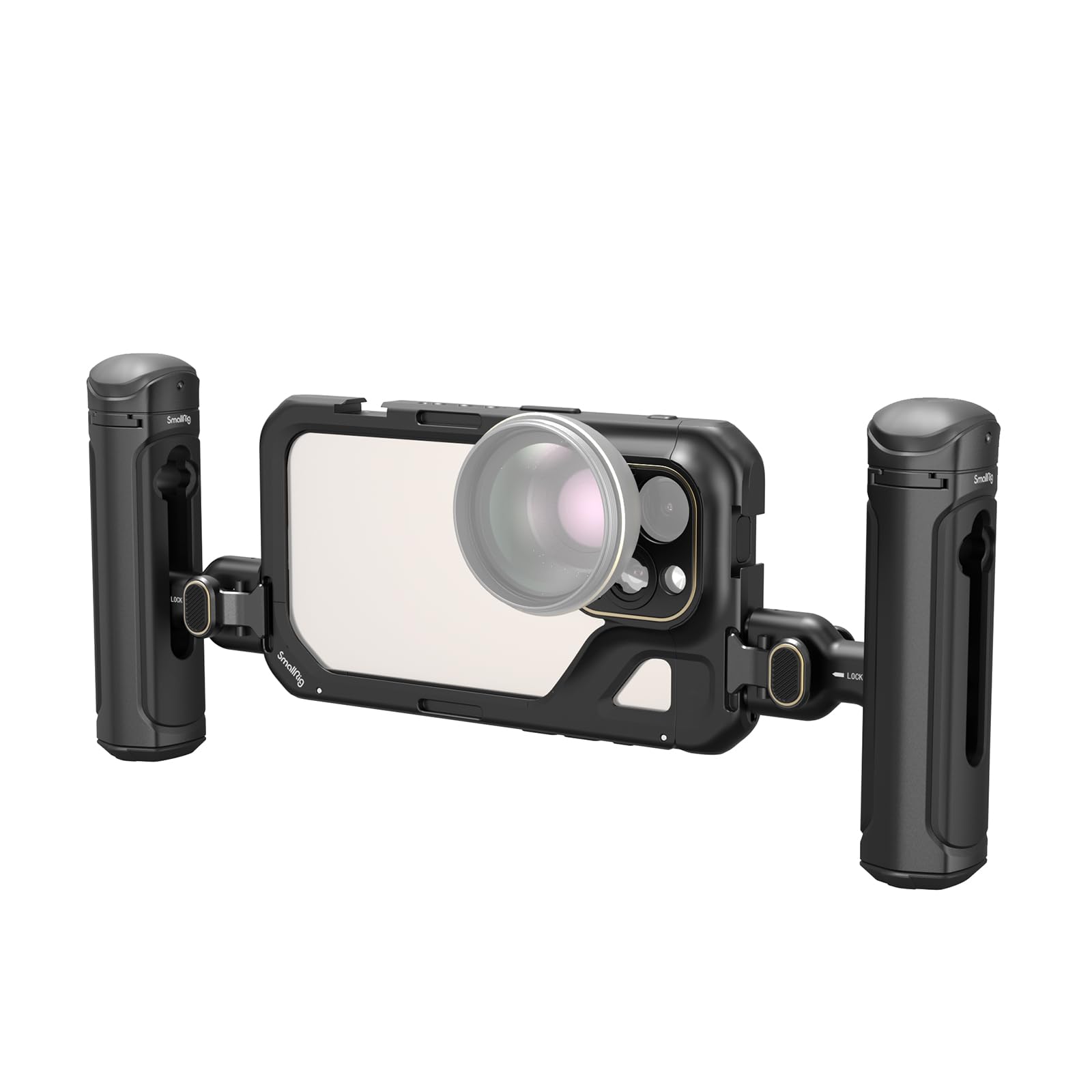 Amazon.co.jp: SmallRig デュアルハンドヘルドスマホケージキット